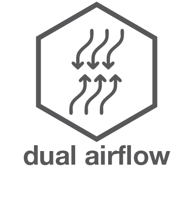 Dual airflow 
