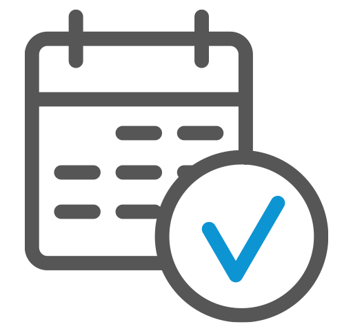 Smart weekly schedule